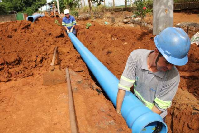 &Aacute;guas instala adutora e amplia capacidade de abastecimento no Uni&atilde;o e Caiob&aacute;