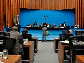 Deputados não votaram projeto na sessão de hoje (06), porque não houve acordo (Foto: Luciana Nassar/ALMS)