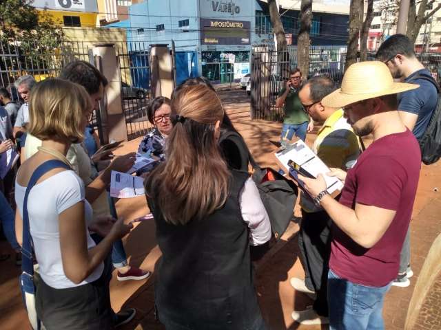 Grupo vai ao Centro aprender sobre acessibilidade para melhorar ruas da Capital