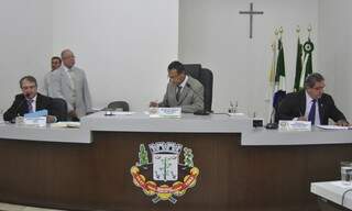 Vereadores elegeram nova Mesa Diretora ((Foto:Divulgação)