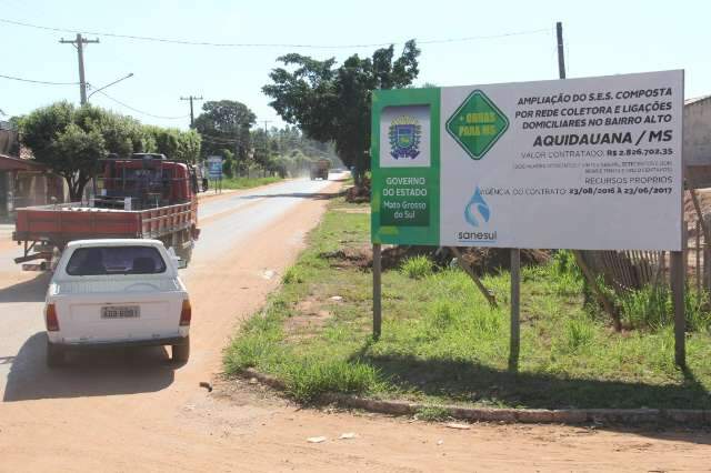 Em Aquidauana, Governo anuncia asfalto em vias urbanas e estrada tur&iacute;stica
