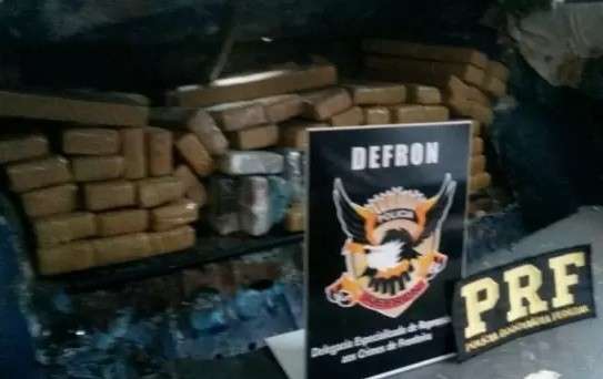 Traficante &eacute; preso com Fusca lotado de maconha que seria levada para Rond&ocirc;nia