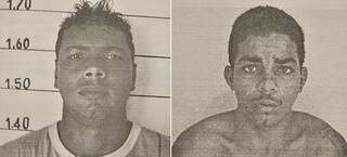 Marcelo, à esquerda, e o irmão, Elton, que está sendo procurado. (Foto: Reprodução Polícia Civil/ Diário Online)