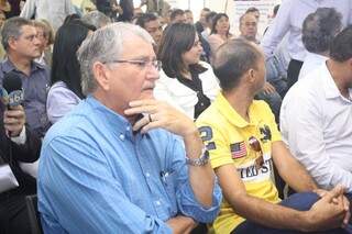Ex-governador e atual vereador Zeca do PT compareceu ao evento (Foto: Marcos Ermínio) 