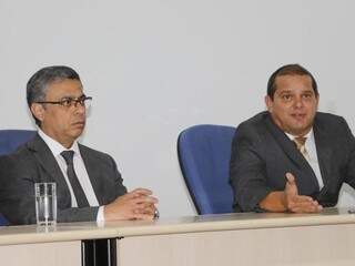 Delegados da Polícia Federal falam sobre prisão de pedófilo (Foto: Helio de Freitas)