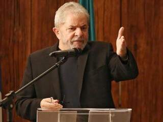 Lula durante discurso em 2016 (Foto: Ricardo Stuckert/ Instituto Lula)