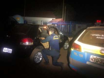 Em fiscalização, polícia encontra carro com meia tonelada de maconha 