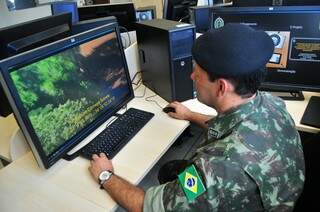 Projeto-piloto do Sistema de Monitoramento de Fronteiras está sendo implantado em MS (Foto: Eliel Oliveira)