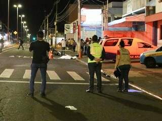 Acidente que matou motociclista ocorreu no final da tarde da última quinta-feira (30). (Foto: Paulo Francis)