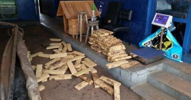 Traficante tenta furar bloqueio, capota caminhonete com 409 kg de maconha 