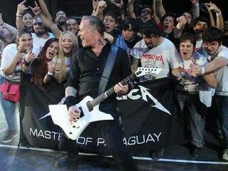 Show da banda Metallica ocorreu na segunda-feira passada. (Foto: Divulgação)