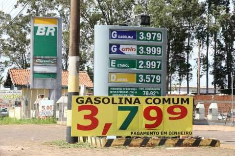Gasolina ultrapassa os R$ 4,00 e desconto à vista chega a 20 centavos