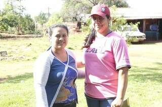 As agentes de saúde Lucineide e Sandra (Foto: Helio de Freitas)