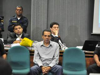 Aguinaldo durante julgamento que começou na manhã de hoje. (Foto: João Garrigó)