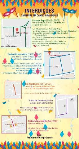 Ruas da Capital ser&atilde;o interditadas para o Carnaval; bloqueio come&ccedil;a hoje