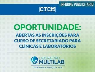 Multilab oferece 50 vagas para curso de Secretariado. (Foto: Divulgação)