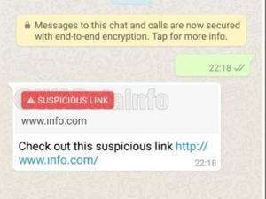 Nova atualiza&ccedil;&atilde;o do WhatsApp alertar&aacute; usu&aacute;rio sobre envio de links suspeitos