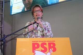 Deputada Tereza Cristina pode sair do PSB, por posições contrárias (Foto: Assessoria - Divulgação)