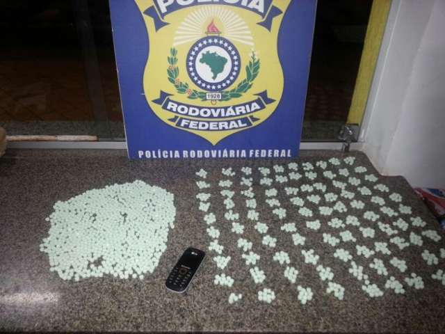 Em Jaraguari, jovem &eacute; preso com quase 2 mil comprimidos de ecstasy