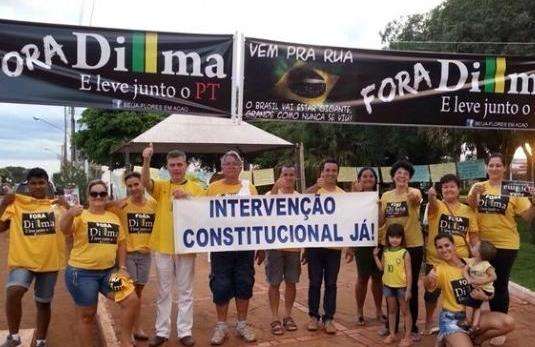 Protestos come&ccedil;am no interior e grupo vem de Sidrol&acirc;ndia apoiar ato na Capital