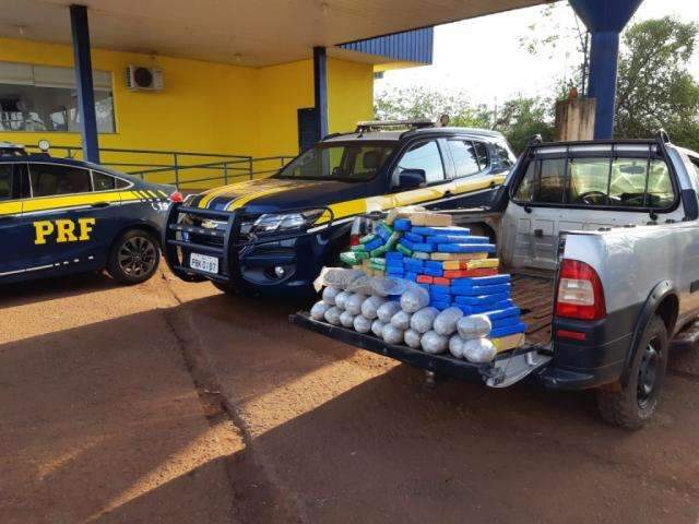 Campograndense &eacute; preso com 80 quilos de maconha que entregaria em SP  