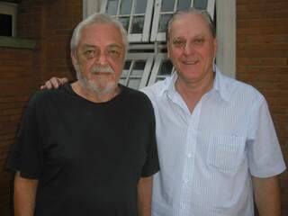Arquiteto Celso Costa, à direita, foi indicado como representante de MS no conselho nacional. Ele declarou apoio a Claudio Anache na eleição do Crea/MS. (Foto: Divulgação)