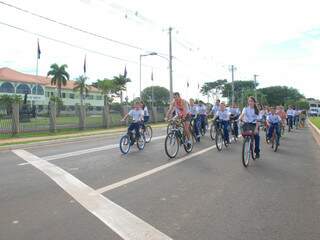 Evento também contou com passeio ciclístico e caminhada. (Foto: Divulgação)