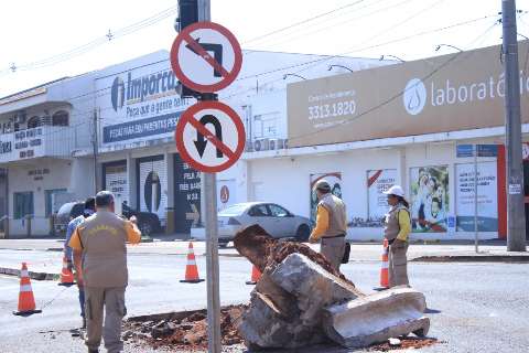  Obras em trecho na avenida Zahran devem terminar na próxima quarta-feira 