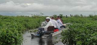 Grupo de 27 pescadores ficou cinco dias no Pantanal. Resultado da pesca: 24 peixes. (Foto: Lucimar Couto)
