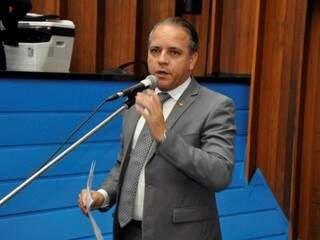 Deputados Carlos Alberto David (PSL), durante sessão na Assembleia (Foto: Assessoria/ALMS)