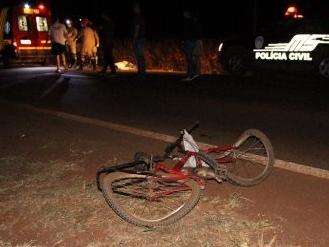 Condutor atropela e mata ciclista na MS-386 e foge sem prestar socorro 