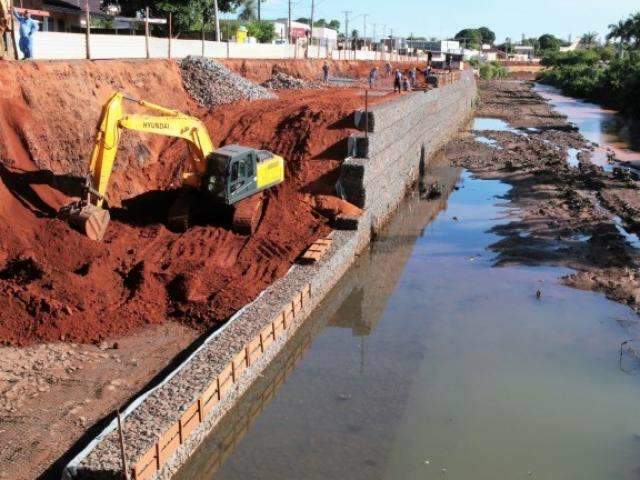 Primeira etapa de obra no Rio Anhandu&iacute; ser&aacute; entregue em agosto
