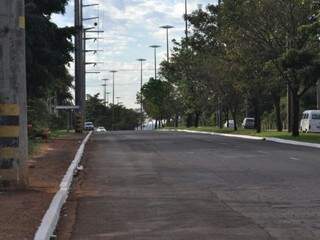 Local onde ocorreu o acidente com morte nesta madrugada. (Foto: Marcelo Calazans) 