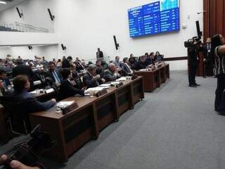 Instalação da nova comissão foi anunciada na sessão de hoje da Assembleia (Foto: Leonardo Rocha)