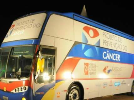  Ônibus de prevenção ao Câncer visitará Bandeirantes no próximo sábado