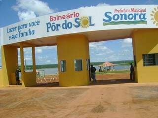 Balneário Pôr-do-Sol vai sediar os jogos de praia (Foto: Site Sonora Agora)