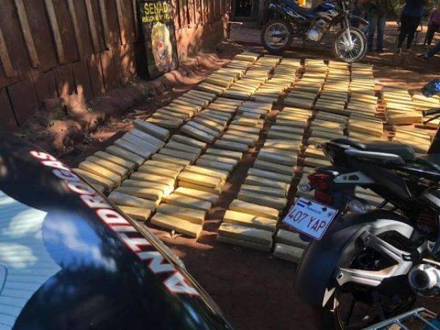 Senad descobre carga de maconha preparada para ser enviada a MS