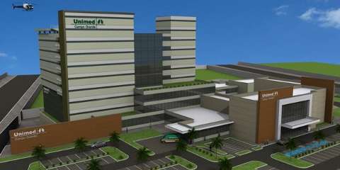 Orçado em R$ 100 mi, novo hospital da Unimed fica pronto em 2016