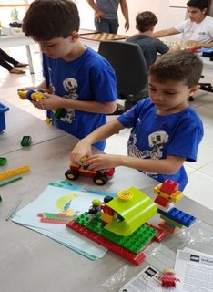 Kits Lego Education são usados durante as oficinas de robótica.(Foto : Divulgação )
