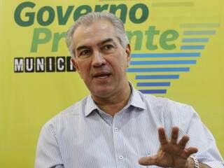 Governador Reinaldo Azambuja, que inicia hoje em Dourados última etapa do Governo Presente (Foto: Chico Ribeiro)