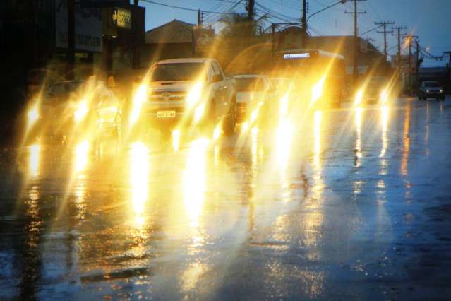 Chuva em grande parte da Capital faz temperatura cair quase nove graus