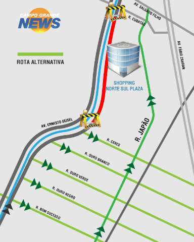 Trecho da Ernesto Geisel ser&aacute; 100% interditado, sem previs&atilde;o de abertura