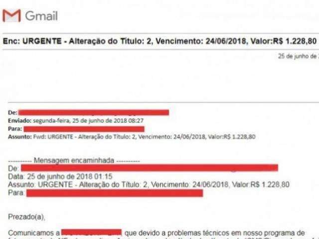 Fraudes com boletos falsos causaram preju&iacute;zo de pelo menos R$ 3 milh&otilde;es