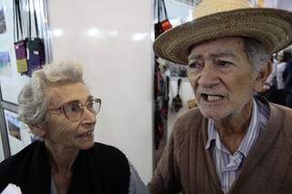 Juntos há 51 anos, casal é fiel ao festival (Foto: Cleber Gellio)