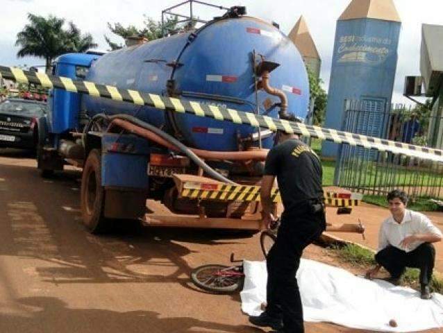 Crian&ccedil;a que morreu atropelada em S&atilde;o Gabriel do Oeste j&aacute; foi identicada