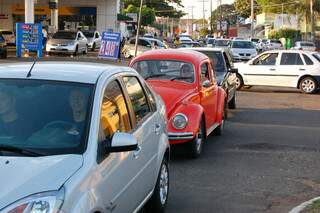 Na hora do rush trânsito ficou confuso devido interdição da Júlio de Castilhos. (Foto: Simão Nogueira)