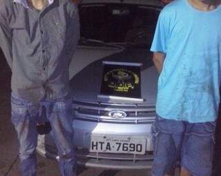 Carro roubado foi recuperado em pouco mais de 24h pelo Departamento de Operações de Fronteira (Foto: Divulgação/DOF)