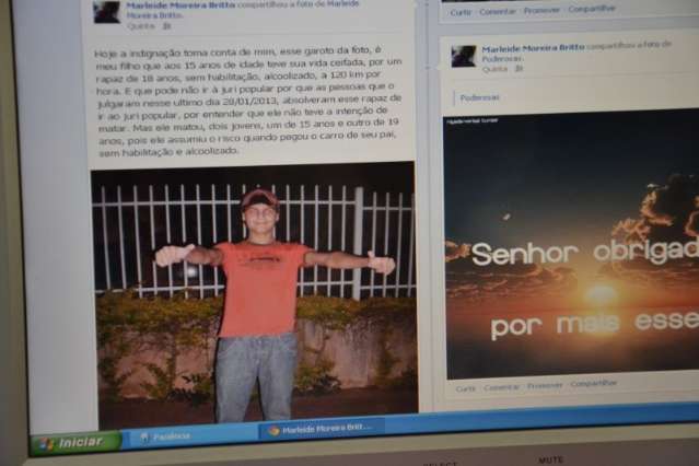 M&atilde;e aguarda h&aacute; 5 anos puni&ccedil;&atilde;o do respons&aacute;vel pela morte do filho