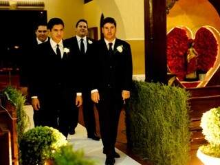 O cortejo roubou a cena e trouxe emoção à entrada do noivo. (Foto: Fernanda Vianna)