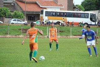 Jogadores durante treino do Naviraiense para o Campeonato Estadual. (Foto: Divulgação Naviraiense)